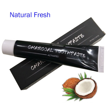 Natural Fresh Activated coconut charcoal Teeth Whitening Toothpaste